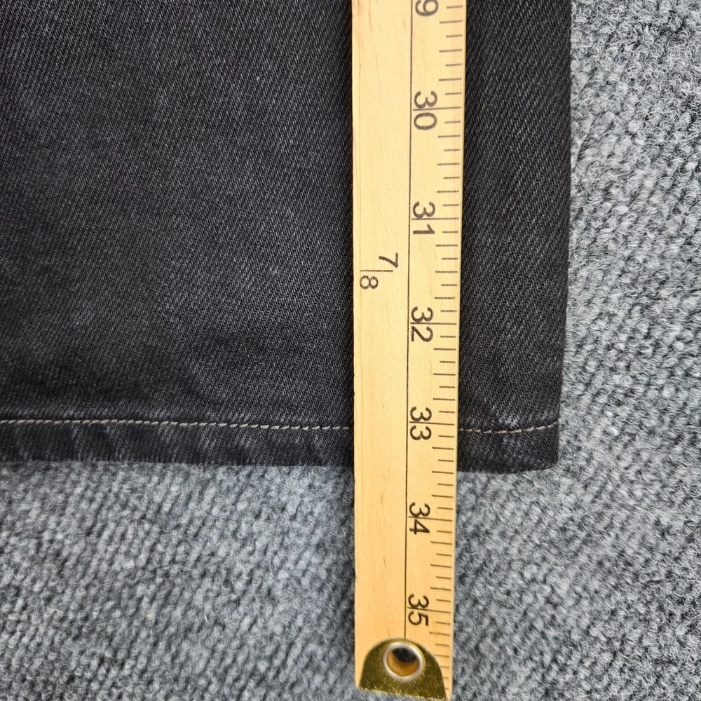 Levis 550 Jeans Men's 29x34 Relaxed Fit Black Denim Tapered Leg 100% Cotton